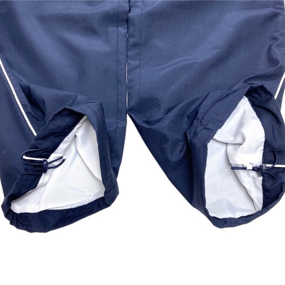 LACOSTE Lined Straight Leg Tennis Sweatpants in Navy Blue Size S - Picture 8 of 9